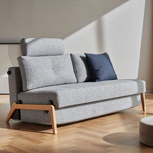 Cubed 02 Sofa Bed Oak / 148x98cm